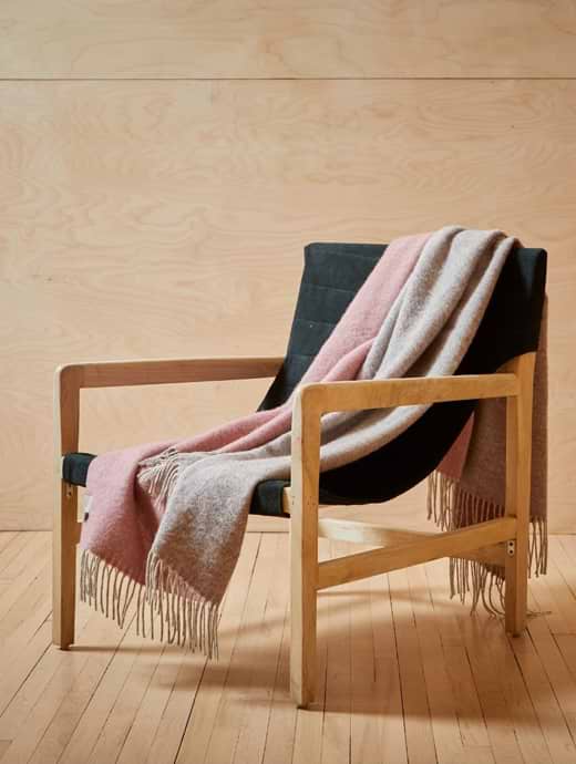 Tweedmill Dartmoor Throw Sunken Pink 