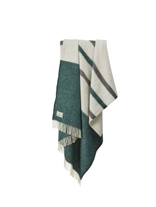 Tweedmill Lifestyle Brecon Throw 150 X 183cm Emerald/Charcoal