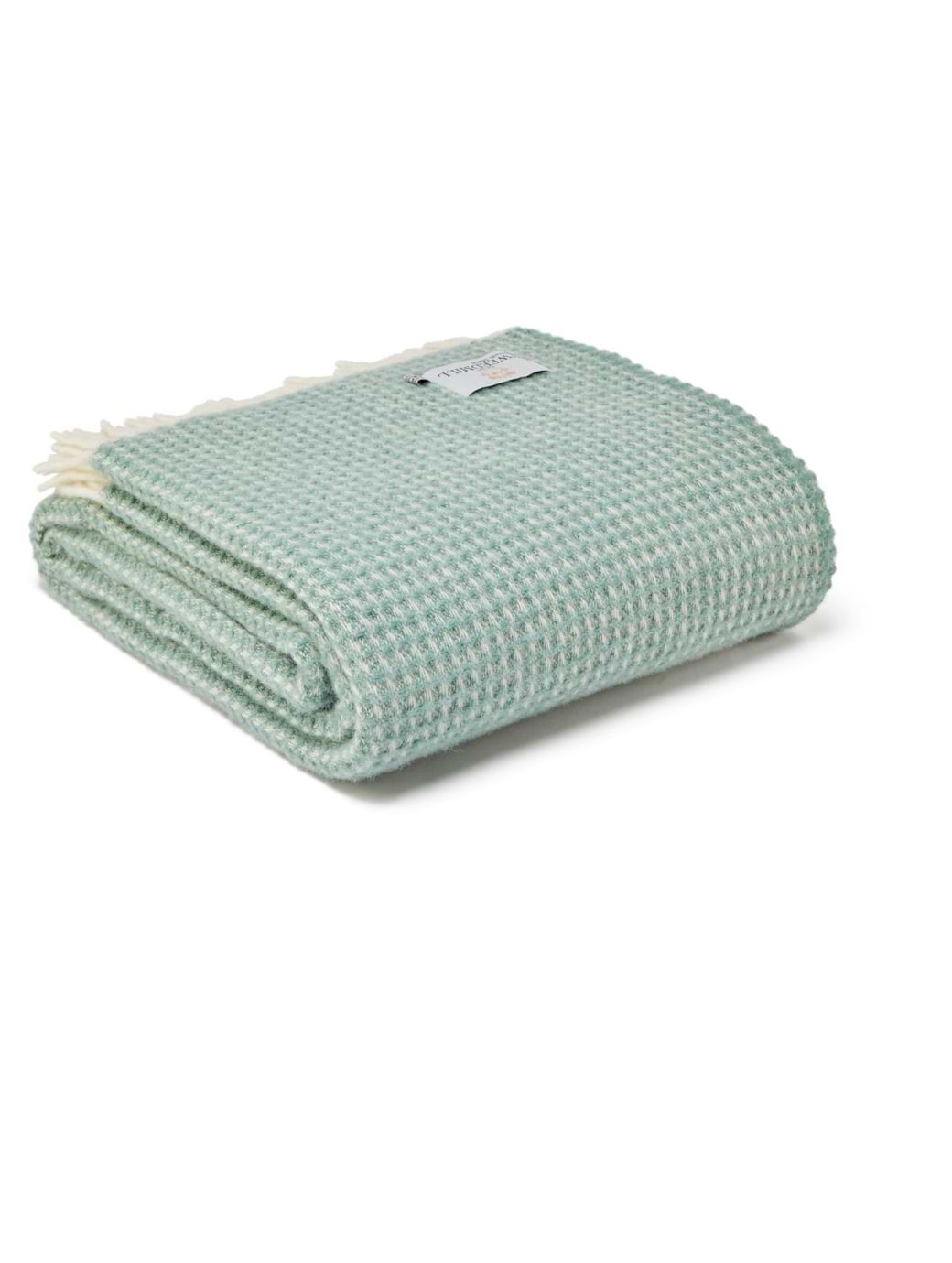 Tweedmill Lifestyle Waffle Throw Sea Green One Size