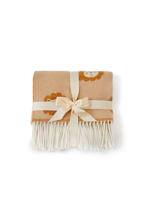 Tweedmill Merino Baby Blanket Lion
