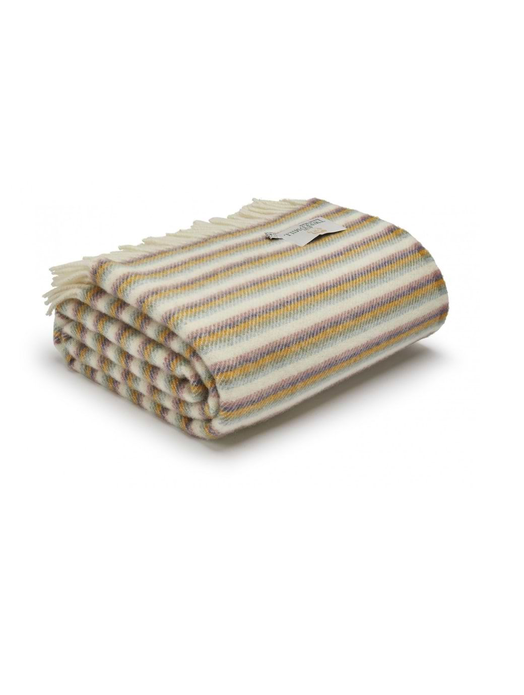 Tweedmill Pure New Wool Throw Stripe Sunset