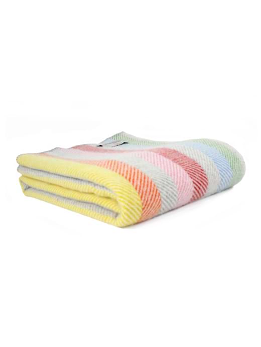 Tweedmill Rainbow Grey Stripe Blanket Stitch