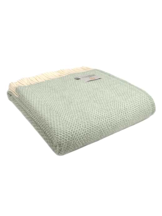 Tweedmill Textiles Beehive Throw Ocean