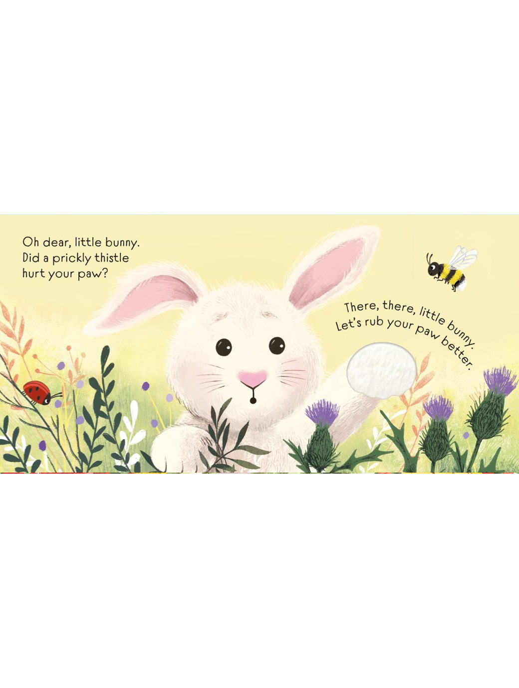 Usborne Touchy-Feely Books There There Little Bunny