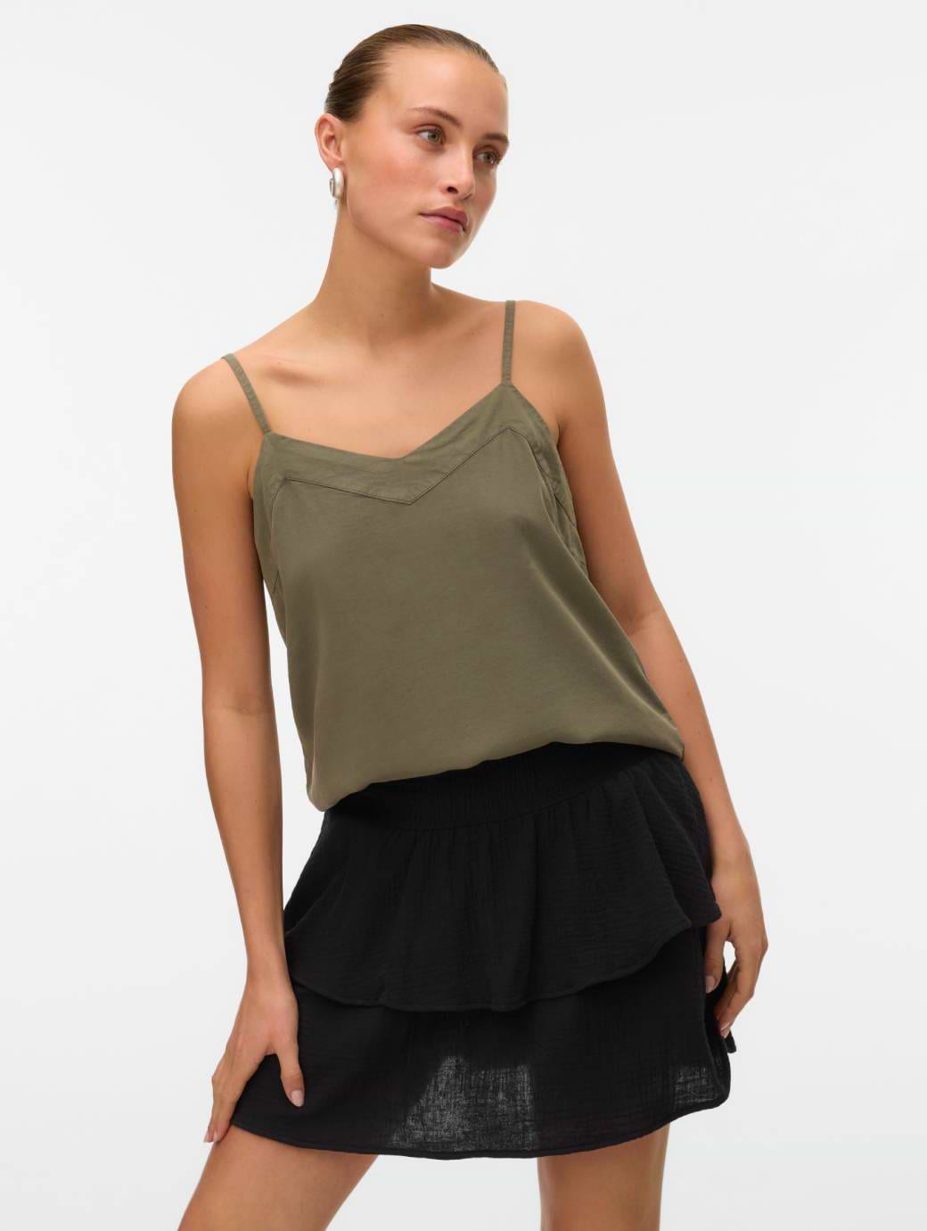 Vero Moda Bree Singlet Tencel Top Kalamata