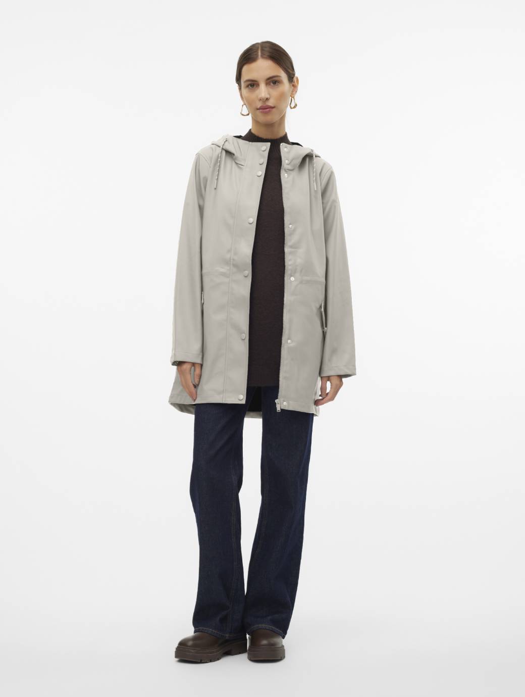 Vero Moda Malou Coated Jacket Moonbeam