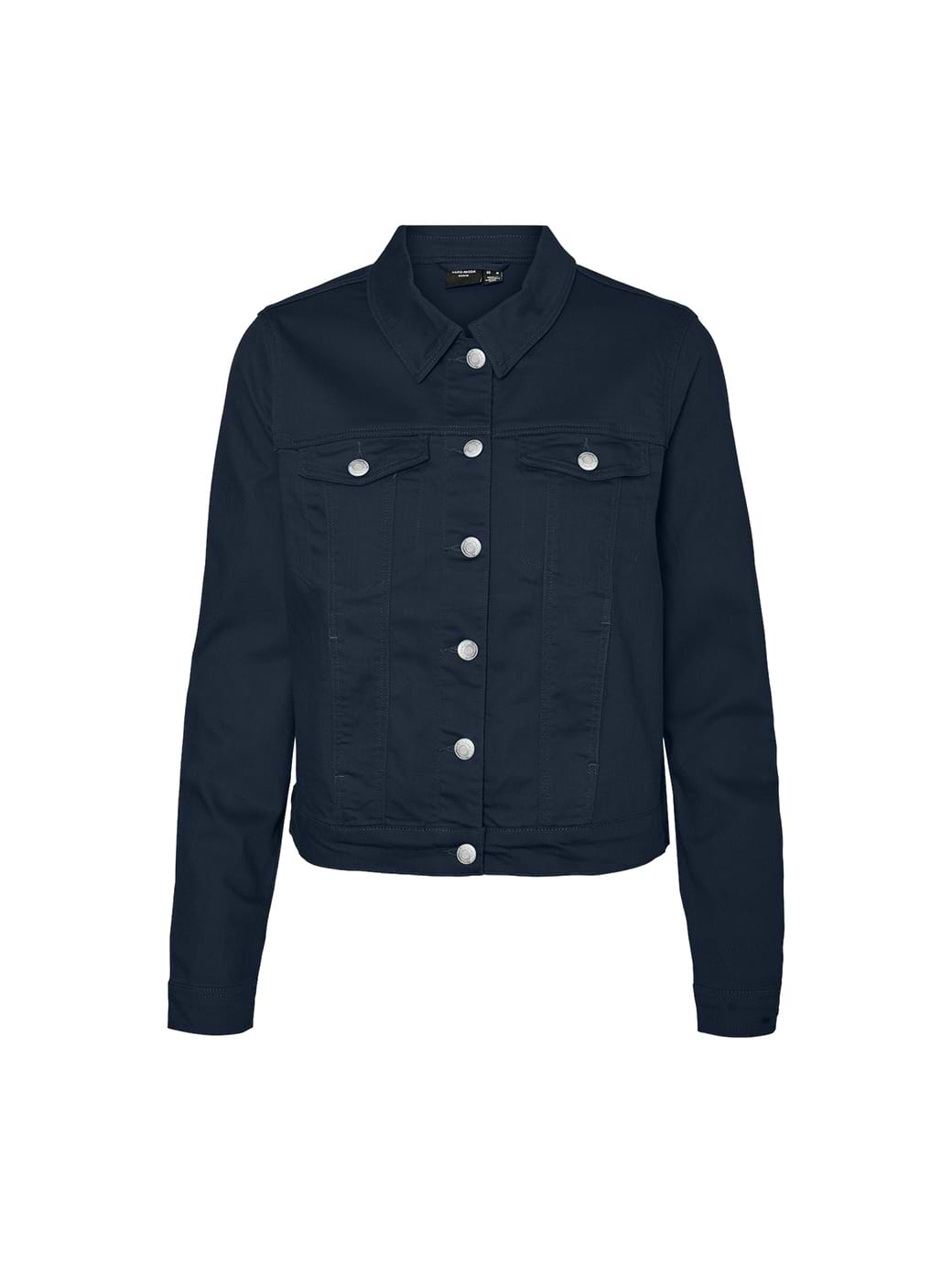 Vero Moda Wild Soya Long Sleeve Collared Jacket Navy Blazer