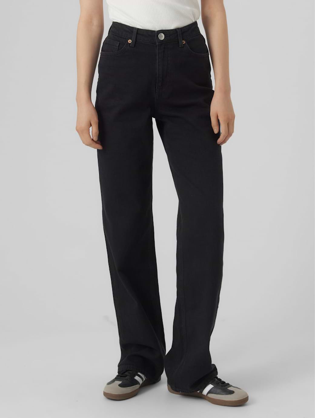Vero Moda Women's Tessa Wide Jeans Black