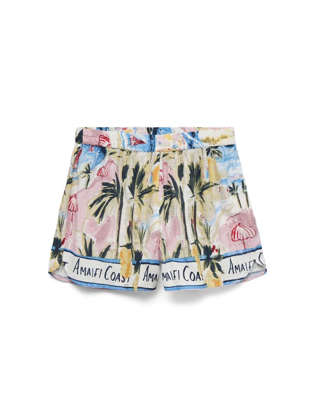 Vero Moda Women's Edith High Waisted Shorts Star White