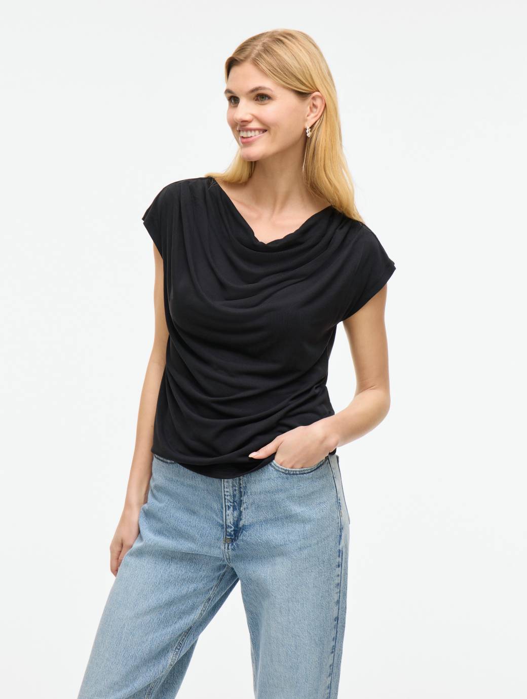 Haut Femme Sans Manches En Soie - Marque INC, Taille L, Bleu, Neuf Sans étiquettes