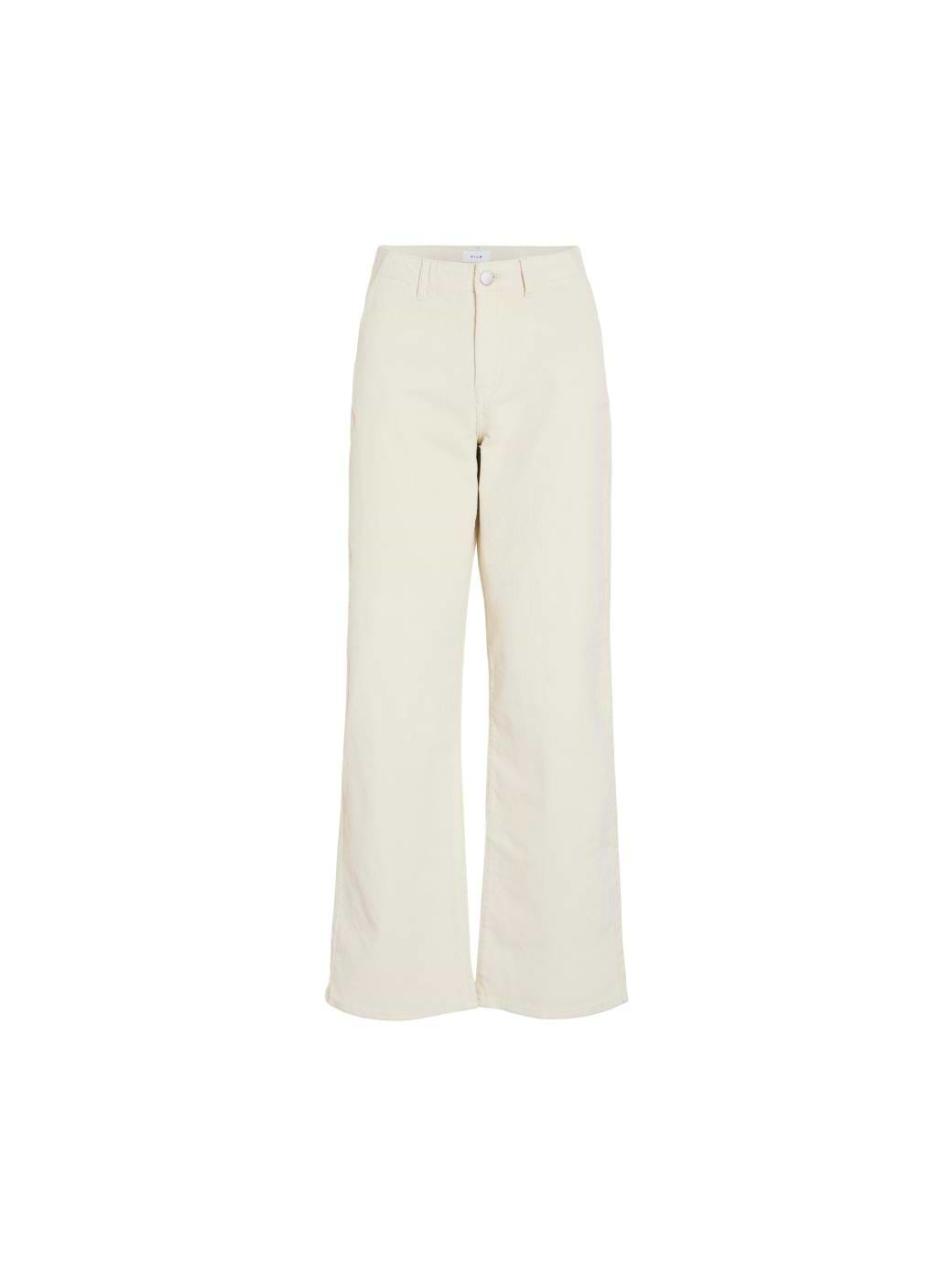 Vila Women's Babette Wide Corduroy Trousers Birch