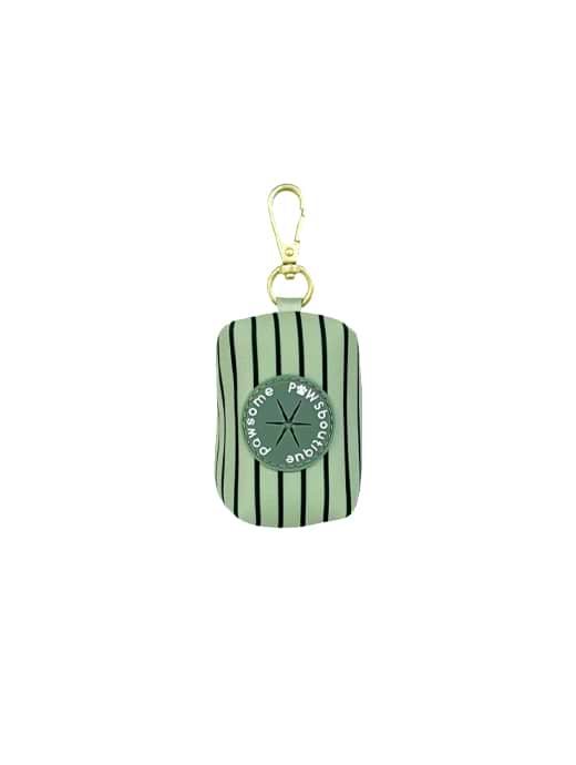 Pawsome Paws Boutique Walkies Ready Poop Bag Holder Forest Green