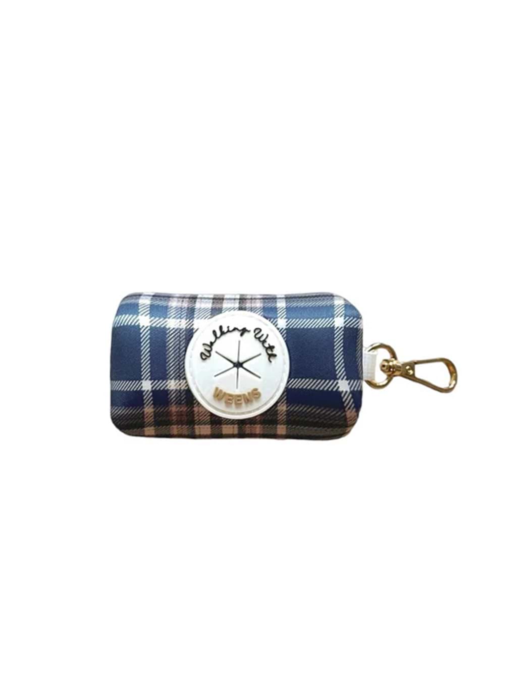 Walking With Weens Poo Bag Holder Frosted Flannel