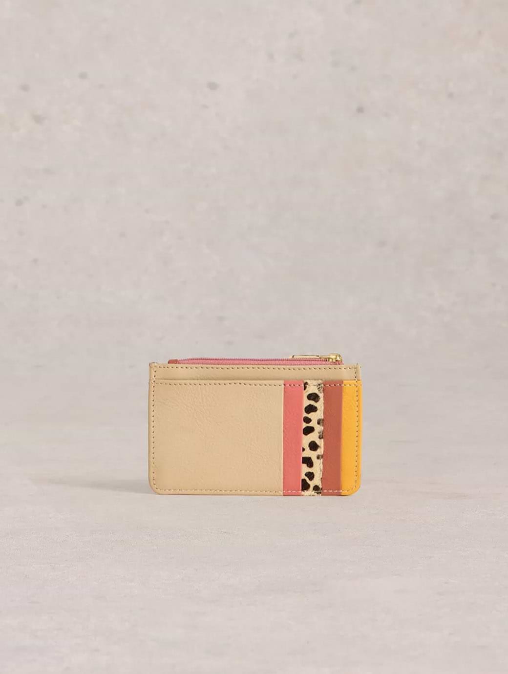 White Stuff Celia Card Holder Purse Pink Multi 