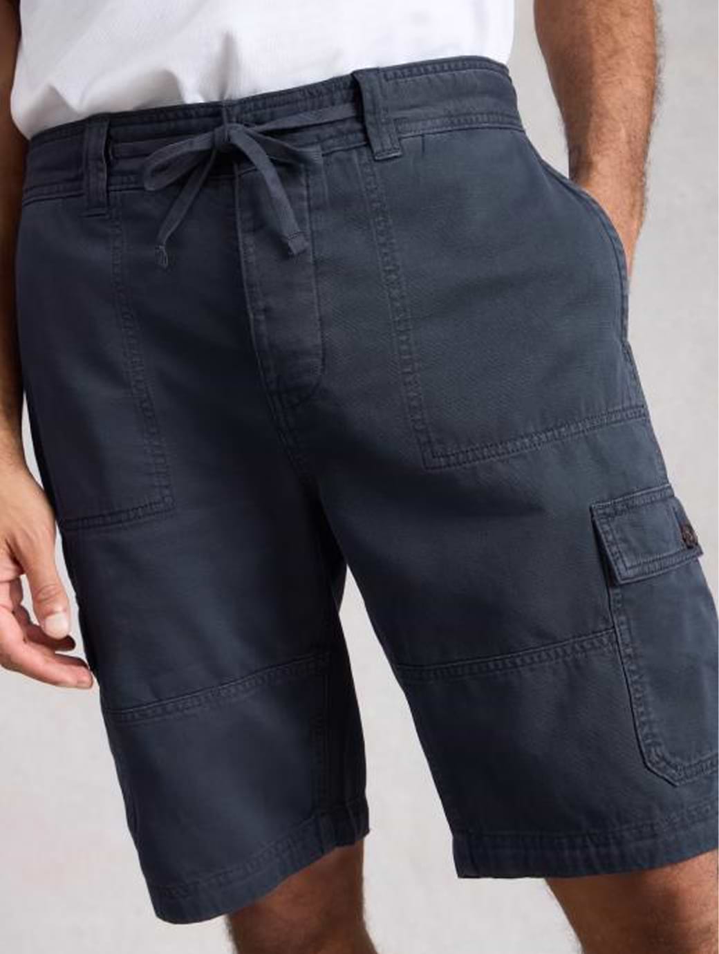 White Stuff Men's Kemble Cargo Short Navy