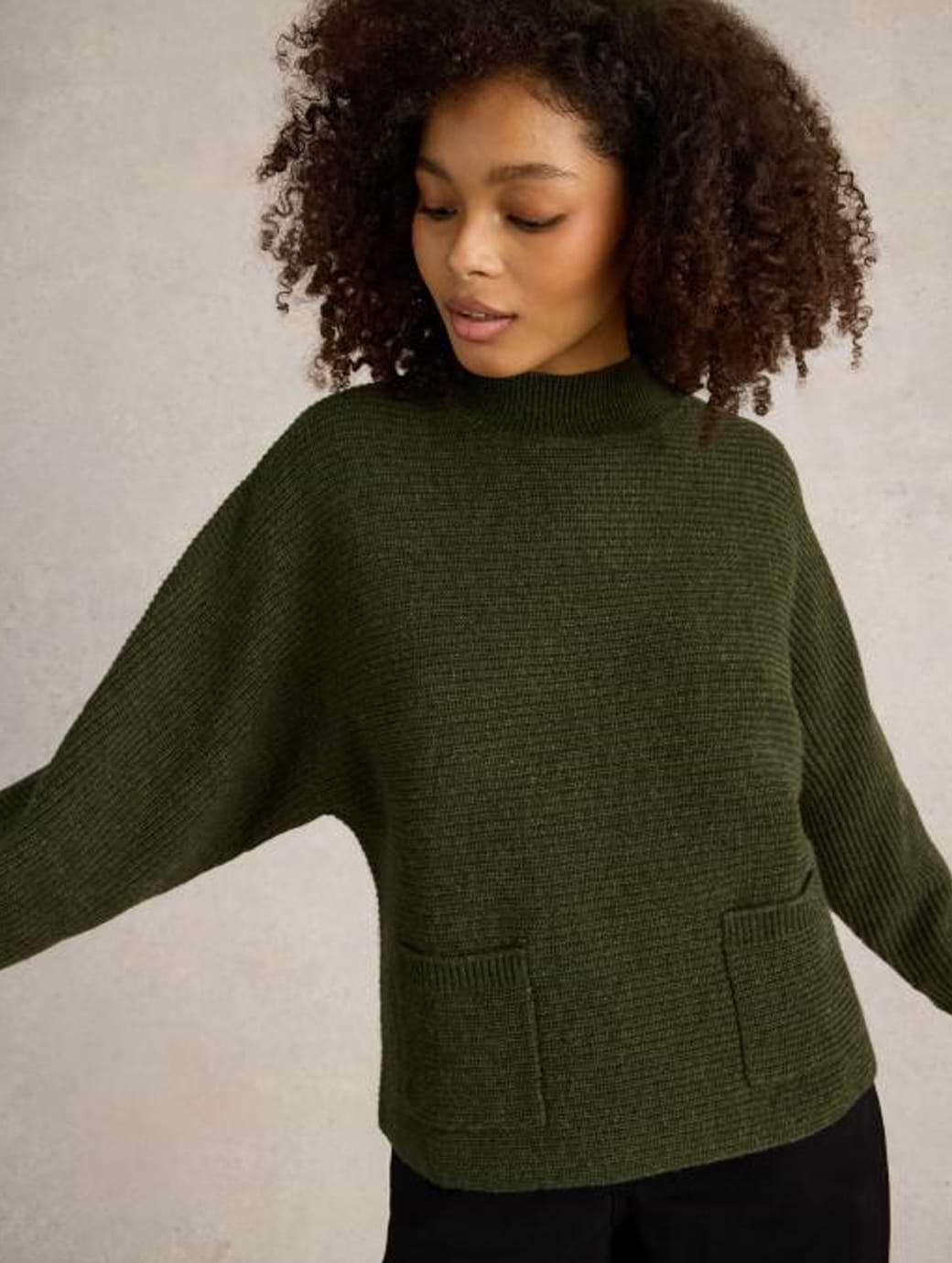 Womens khaki jumper uk deals