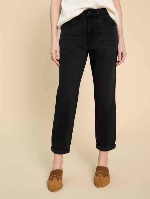 White Stuff Women's Freya Weekend Jean Washed Black