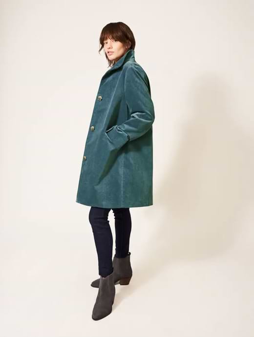 White stuff teal coat new arrivals