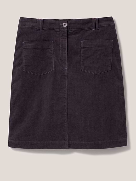 Grey cord skirt uk outlet