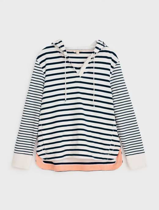 White Stuff Women s Milo Hooded Sweater Natural Multi
