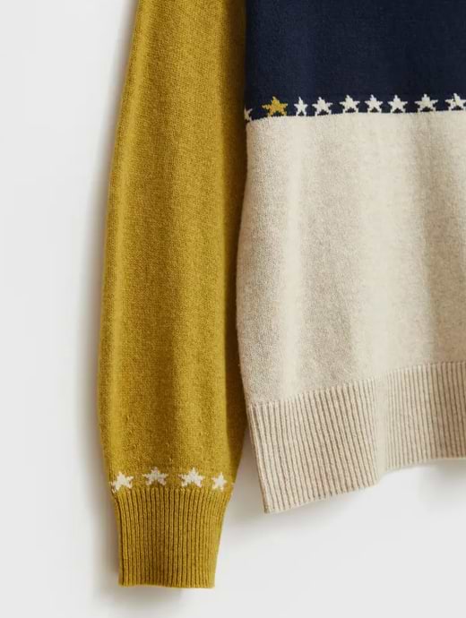 White stuff star jumper sale