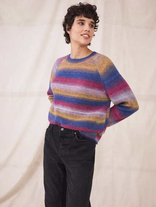 White stuff meadow jumper pink top