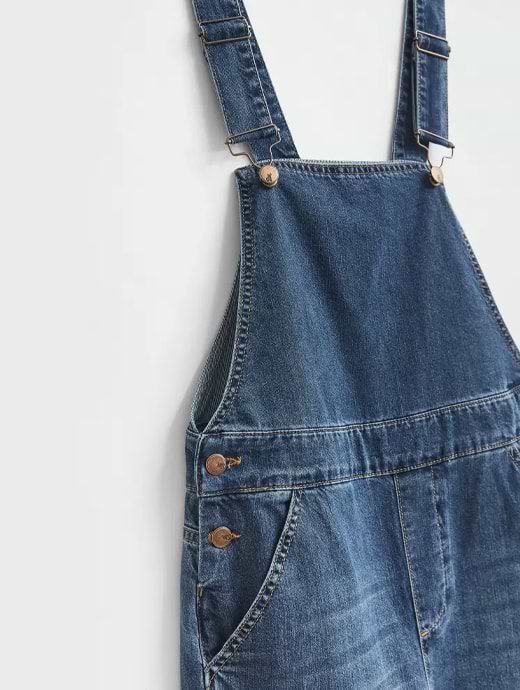 Womens cropped dungarees on sale