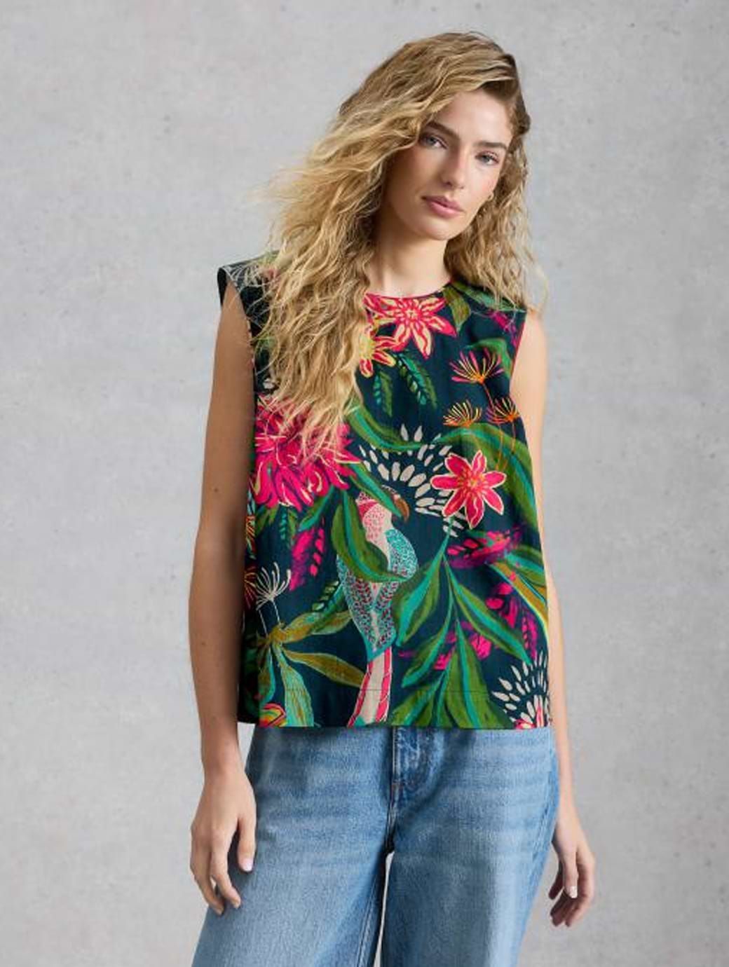 White Stuff Women's Matilda Vest Green