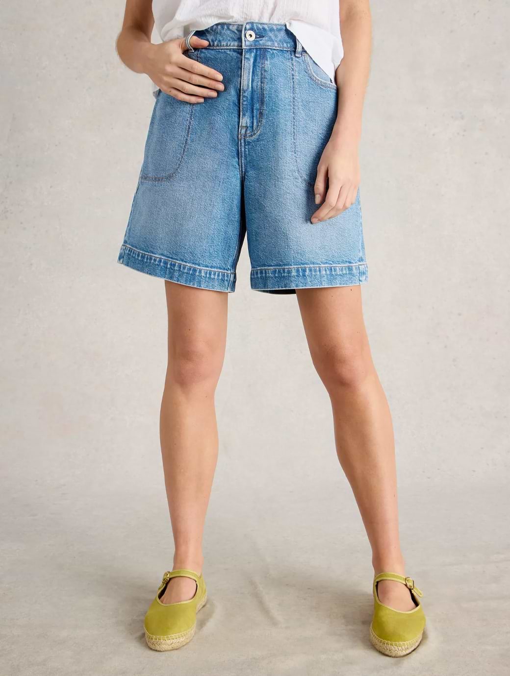 White Stuff Women's Tia Denim Shorts Denim