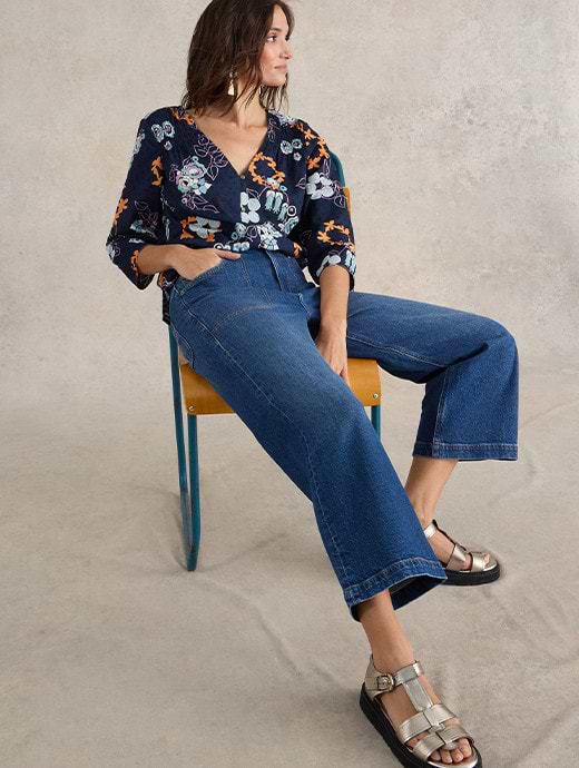 Petite cropped jeans uk hotsell