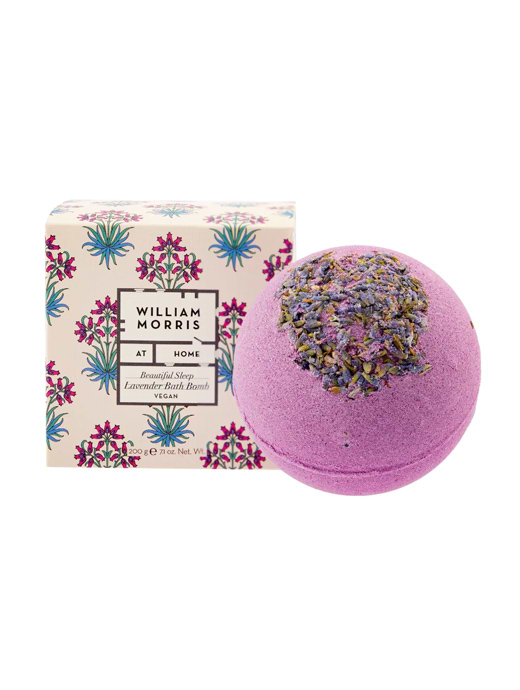 William Morris At Home Beautiful Sleep Lavender Bath Bomb 200g