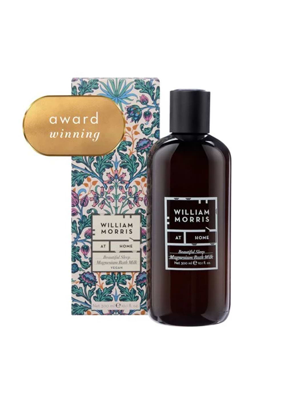 William Morris at Home Beautiful Sleep Magnesium Bath Milk 300ml