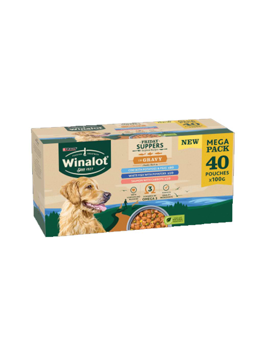Winalot Friday Suppers in Gravy 40x100g