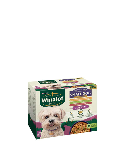 Winalot Small Dog Meaty Chunks Mixed in Jelly Wet Food Pouches 12 x 100g