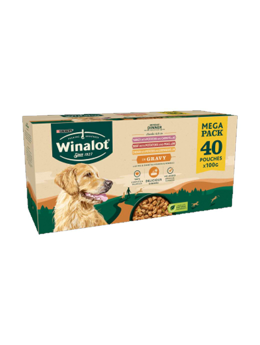 Winalot Sunday Dinner Dog Food Pouches 40 x 100g