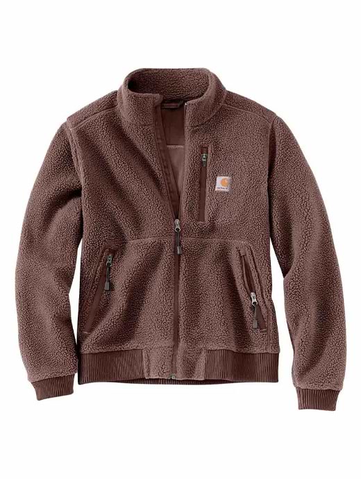 Carhartt Women's Fleece Jacket Nutmeg Heather