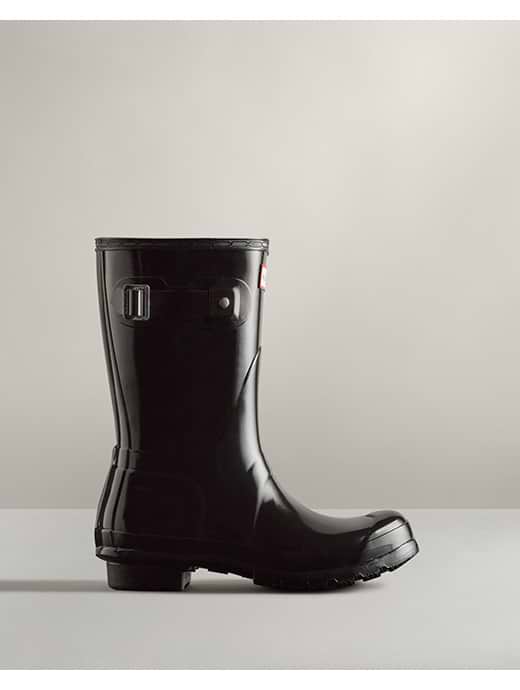 Hunter short gloss boots sales