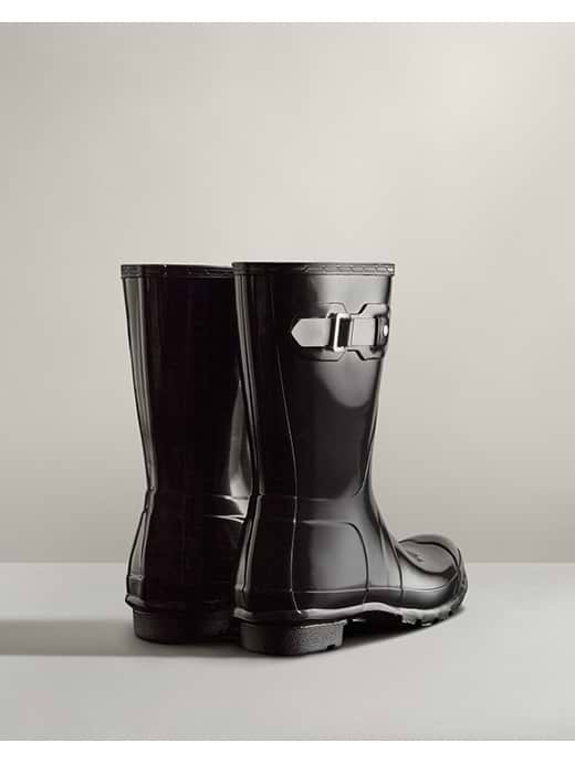Hunter Women s Original Gloss Short Boot Black
