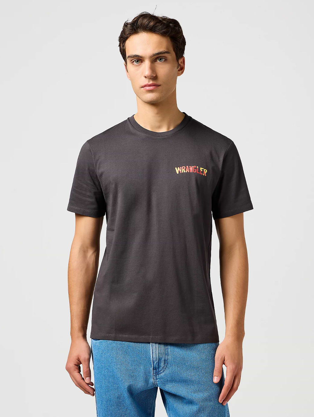 Wrangler Big Graphic Tee Faded Black