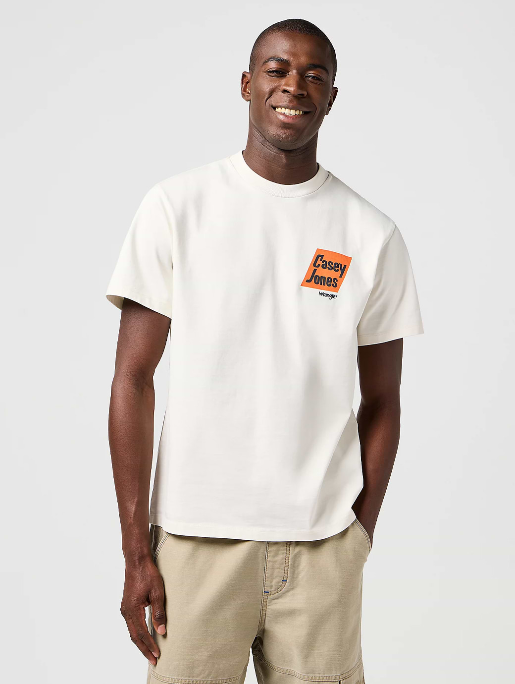 Wrangler Casey Jones Graphic Tee Vintage White