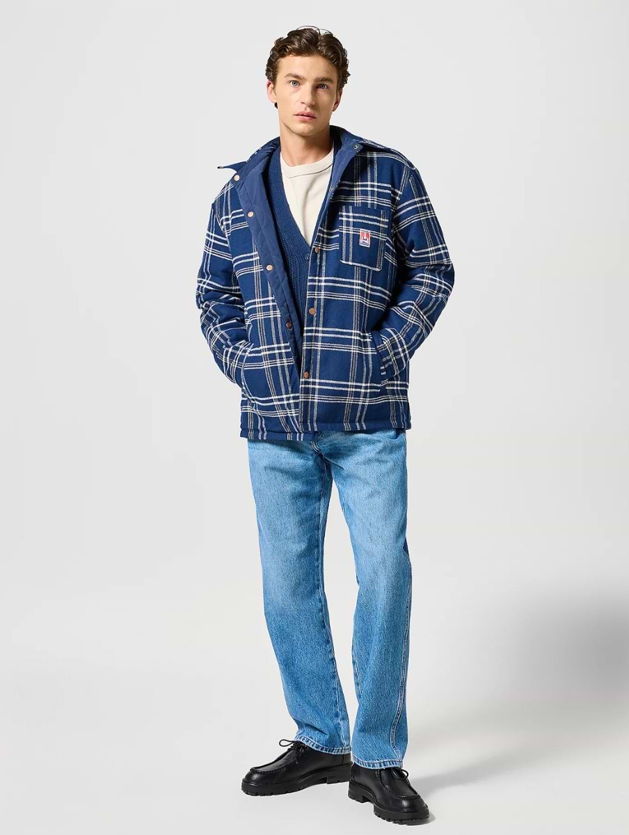 Wrangler | Men's Casey Reversible Shacket Navy