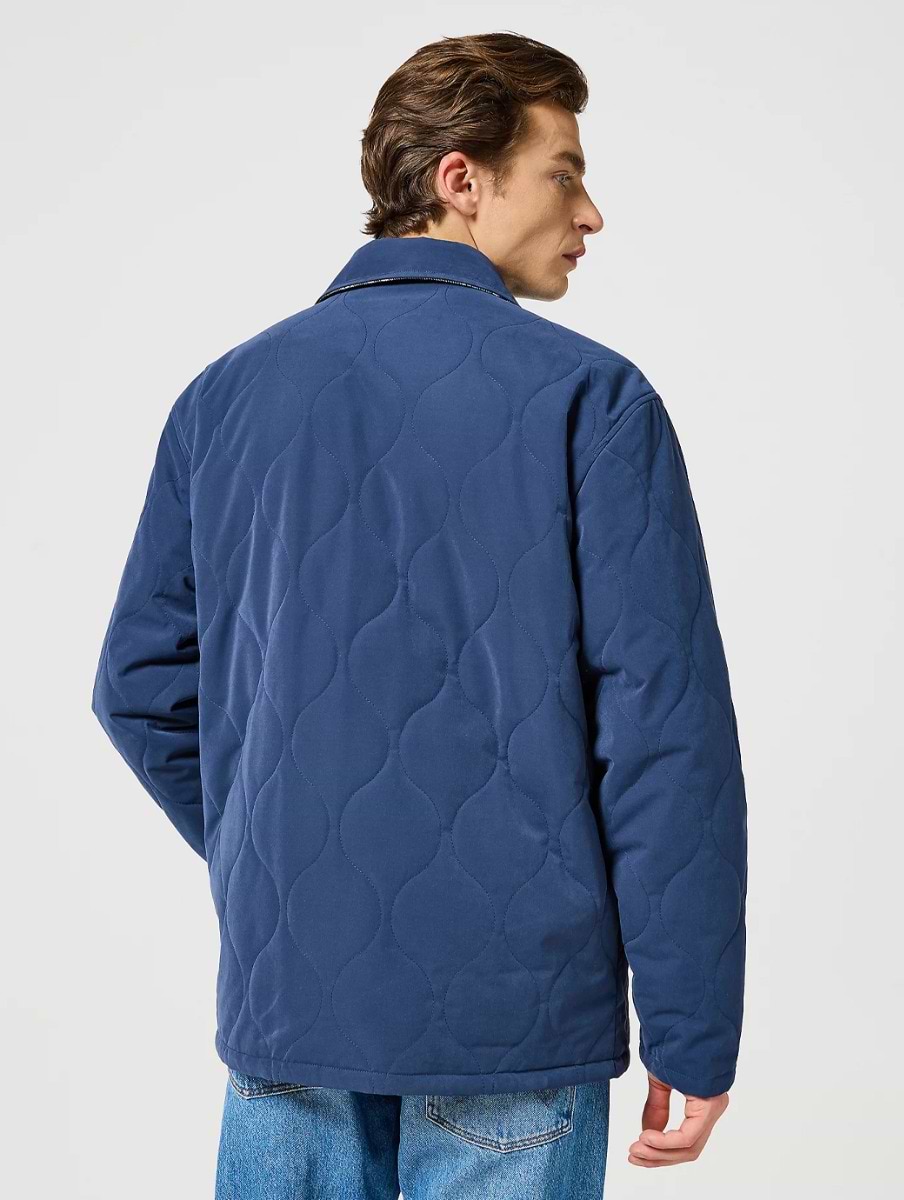 Wrangler | Men's Casey Reversible Shacket Navy