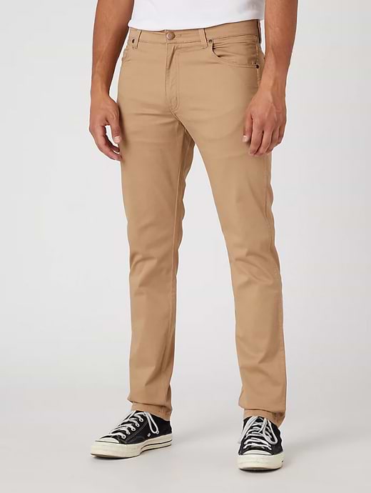 Wrangler Men's Larston Non Denim Tigers Eye