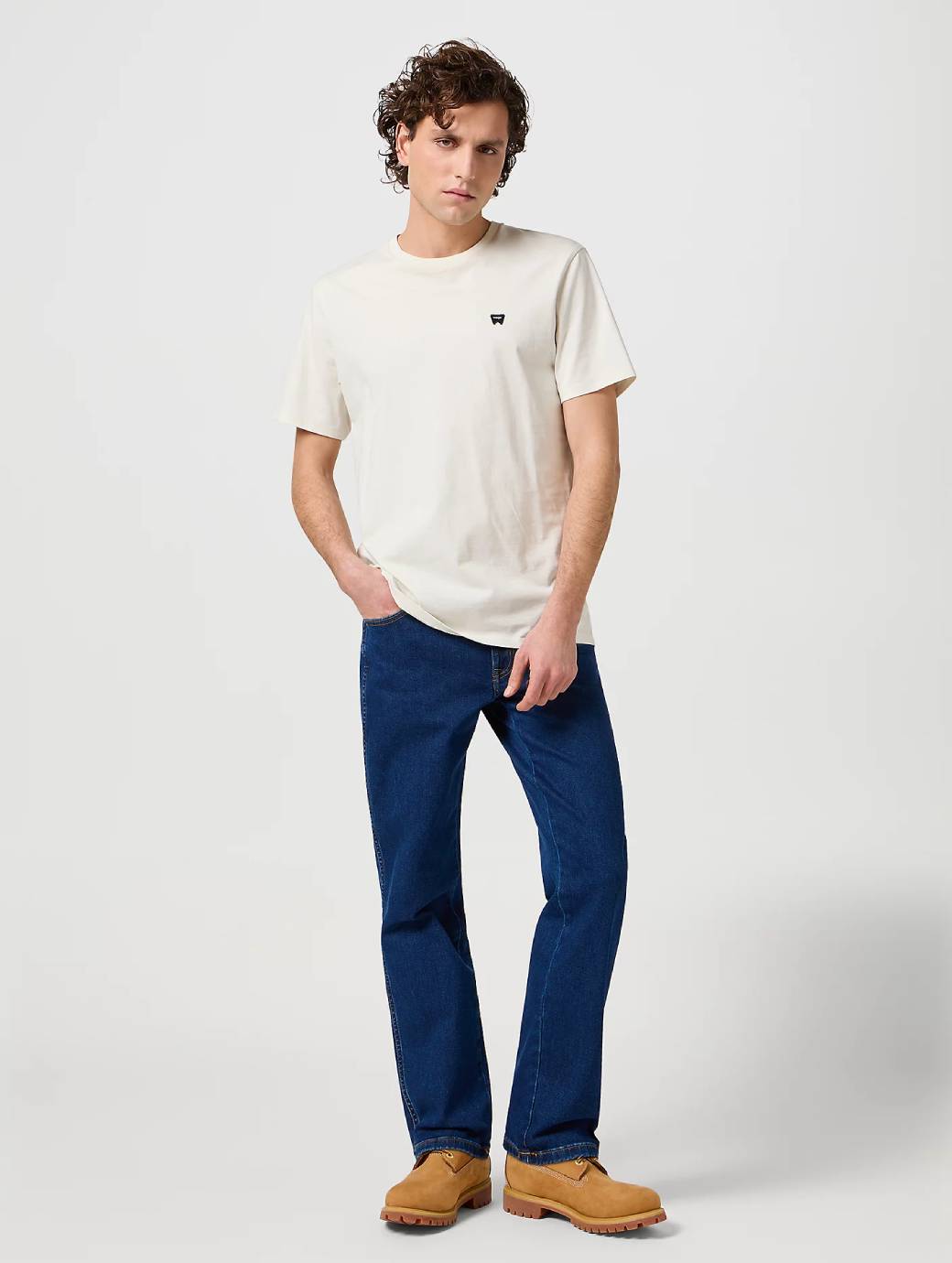 Wrangler TEXAS STRETCH - Jeans a sigaretta - stonewash/blu