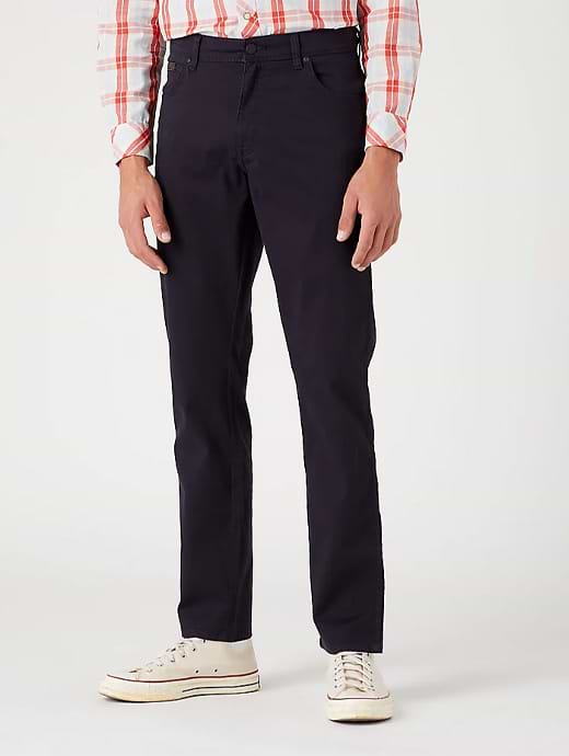 Wrangler Men's Texas Slim Non Denim Dark Navy