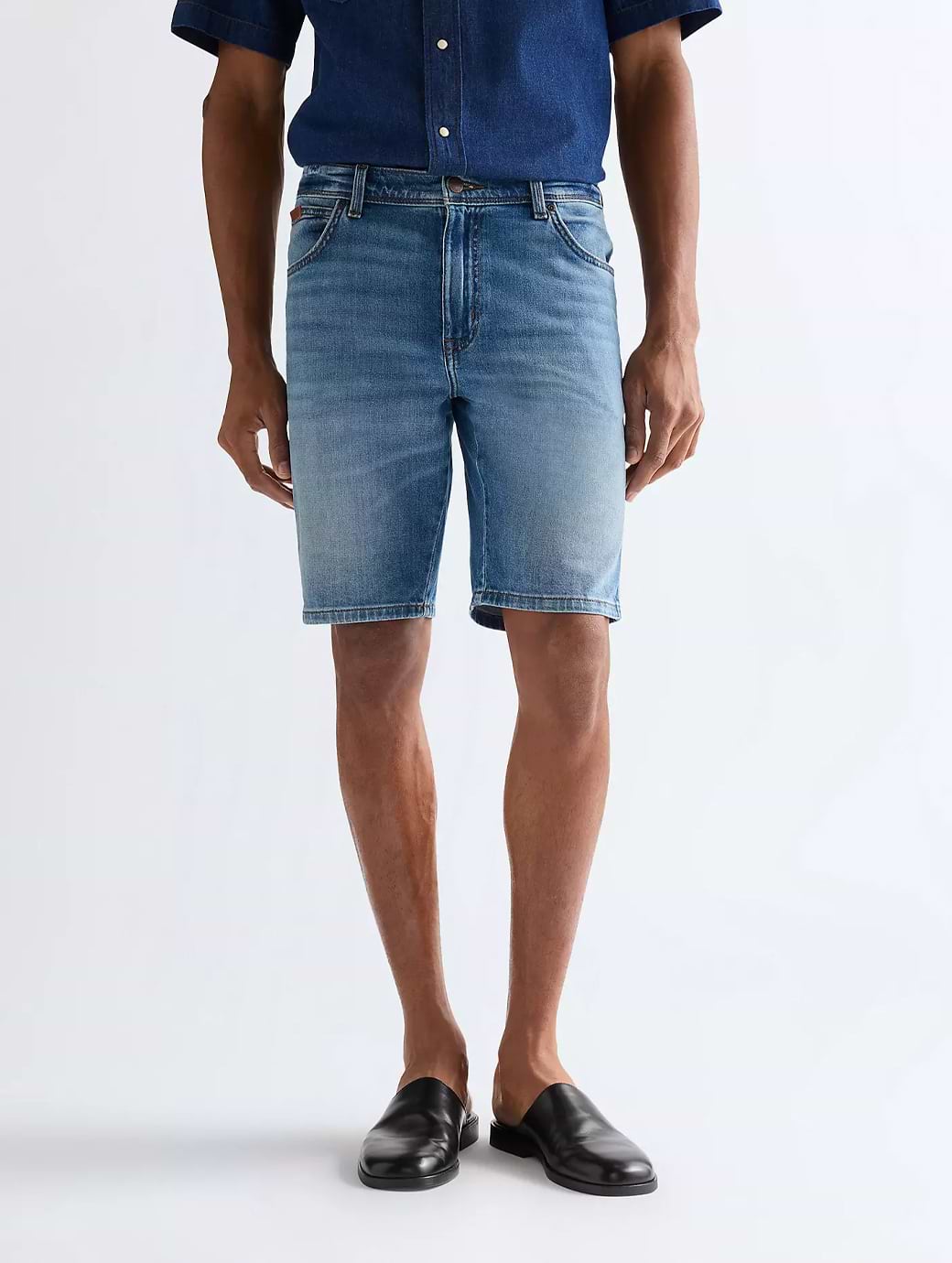 Wrangler Men's Texas Shorts Harbor Blue