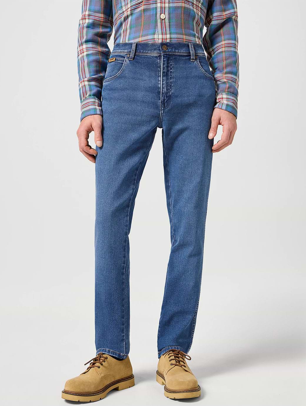 Wrangler Men's Texas Slim Medium Stretch Jean Ridge Wash