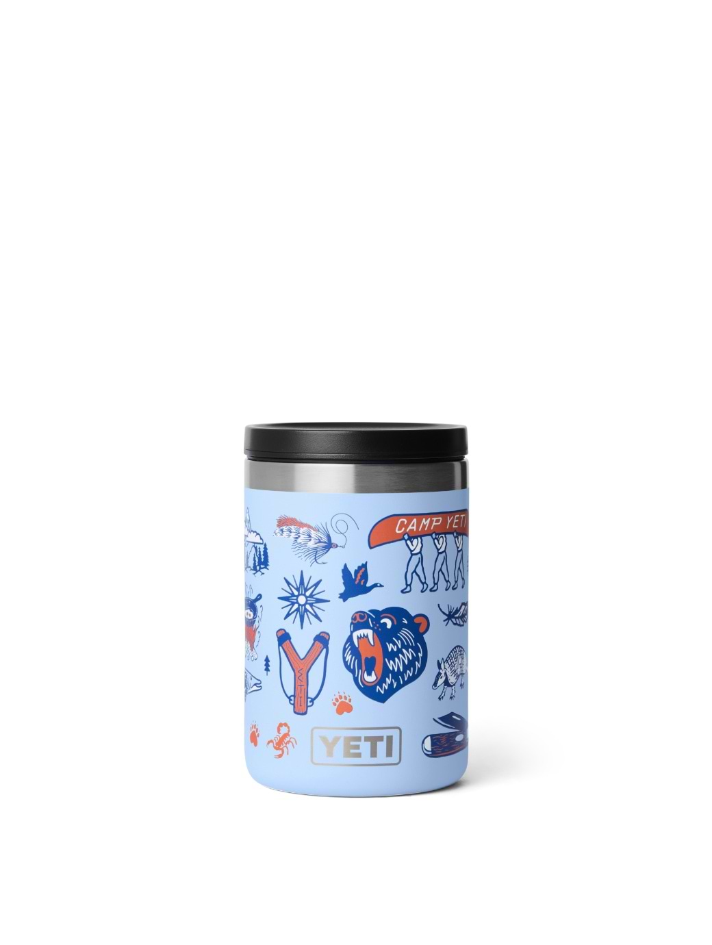 Yeti Rambler Food Jar 16oz Summer Graphic Big Sky Summer Camp