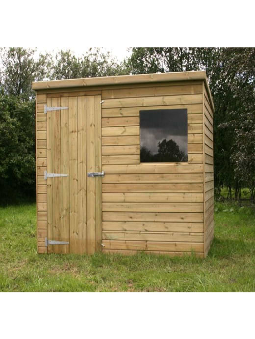HUTTON PENT SHED 7FT X 5FT