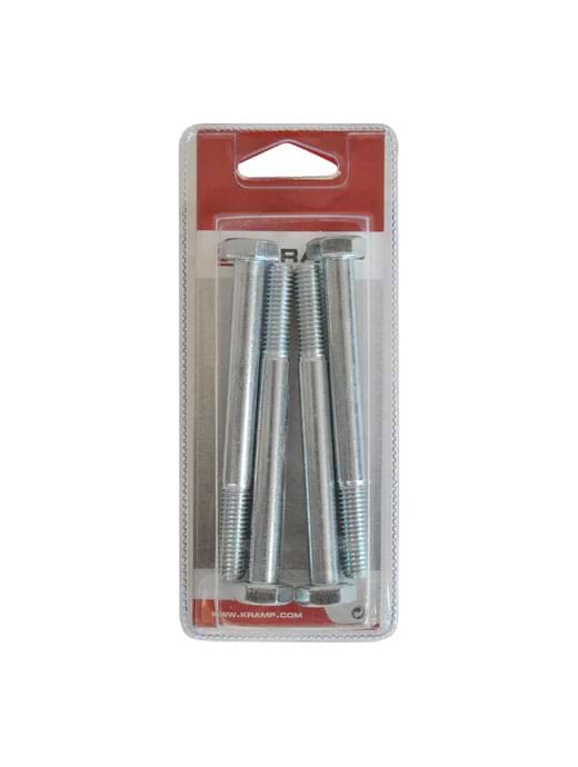 Kramp zinc plated hex bolt M10x100mm 8.8 (4x)